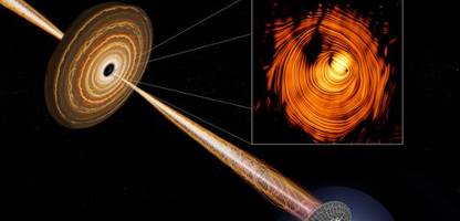 Bild eines kosmischen Jets: »Auge Saurons« auf Erde gerichtet