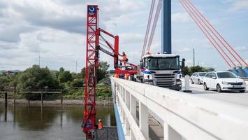 Norderelbbrücke: Sperrung wegen Baustelle unter der Fahrbahn