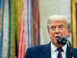 Kurz vor Ukraine-Gesprächen: Trump nennt Merz & Co. großartige Menschen