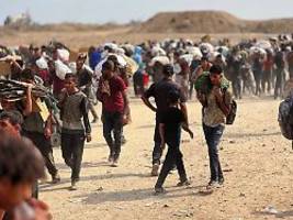 ohne exakten zeitplan: netanjahu: werden palästinensern erlauben, gaza zu verlassen