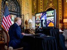 Vor Ukraine-Gipfel mit Putin: Ein Videocall soll Trump auf Spur bringen