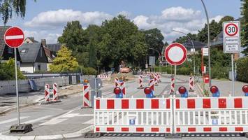Baustellen-Ausweichstrecke wird selbst zwei Jahre zur Einbahnstraße