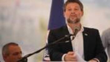 konflikt in nahost: israels finanzminister droht mit annexion von westjordanland
