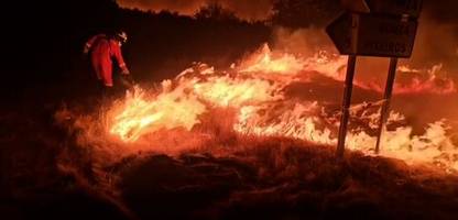 spanien: waldbrände zerstören fläche so groß wie london