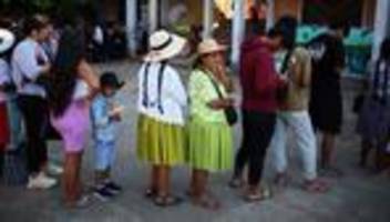 Südamerika: Präsidentschafts- und Parlamentswahlen in Bolivien haben begonnen