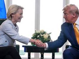 Abkommen in der Schwebe?: Streit über EU-Gesetz bremst Zoll-Deal mit Trump