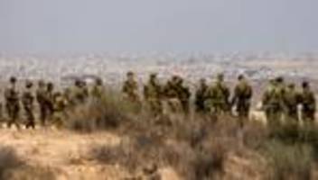 israelisches militär: es gibt keinen grund dafür, den krieg weiterzuführen