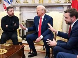 Druck auf Ukraine steigt: Auch JD Vance ist wieder bei Trump-Treffen mit Selenskyj dabei