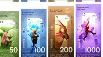 neue banknoten: schweizer franken kommen in neuem gewand daher