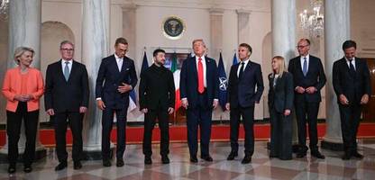 Ukraine-Gipfel mit Donald Trump und Wolodymyr Selenskyj: Am Ende sind die Europäer einfach erleichtert