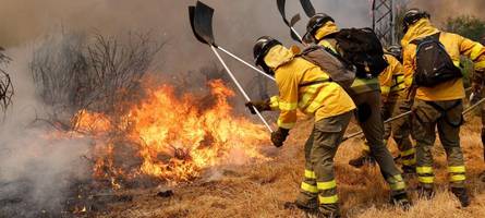 brandkatastrophe in spanien: hoffen auf himmlische hilfe