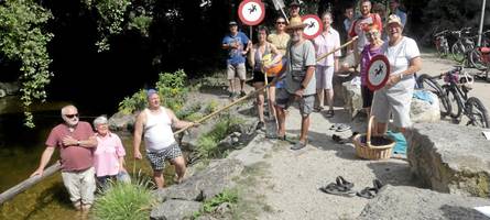pferseer initiieren protestaktion für neugestaltung am mühlbach