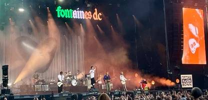 krieg in gaza: fontaines d.c. - konzert in bonn: »free palestine« - »yeah!«