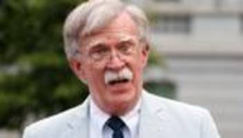 USA: FBI durchsucht Haus von Trumps Ex-Sicherheitsberater Bolton