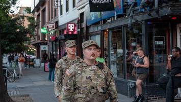 waffen für garde in washington – us-präsident droht new york