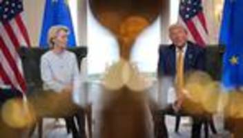 Handelspolitik: Ursula von der Leyen verteidigt Zollkompromiss mit Trump