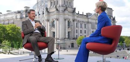 ARD-»Sommerinterview« mit Markus Söder: Rechtsextreme wollen stören – kommen aber zu spät