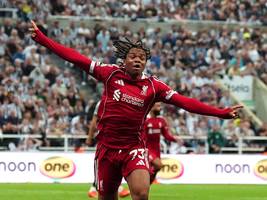 Rio Ngumoha beim FC Liverpool: Er hat noch nicht mal einen Profivertrag
