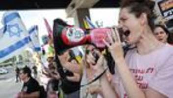 Nahost: Demonstranten in Israel fordern Geiselfreilassung und Waffenruhe