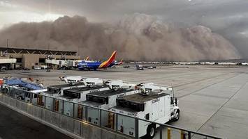 Gewaltiger Staubsturm in Arizona: Auch „Burning Man“ betroffen