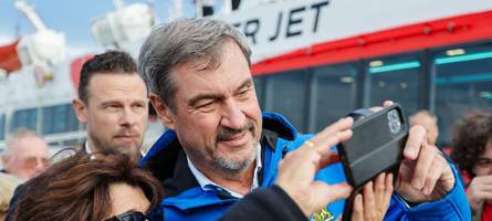 Markus Söder besucht Helgoland: Ist das schon Nord-Nord-Nordbayern?