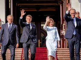 weimarer dreieck: wie merz, macron und tusk putin stoppen wollen – zumindest in moldau