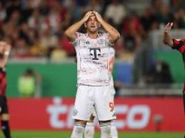 elfer verschossen, münchen wankt: kane bewahrt bayern vor blamage nach kolossalem einbruch gegen drittligist