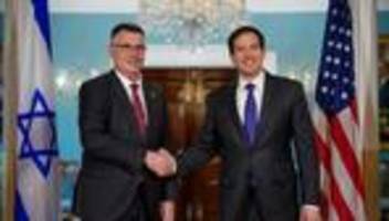 Der US-Überblick am Morgen: Rubio und Sa'ar sprechen über Gaza, Absetzung der Gesundheitschefin