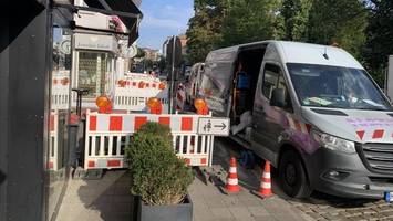 Bergedorfs Fußgängerzone wird für mehrere Monate zur Baustelle