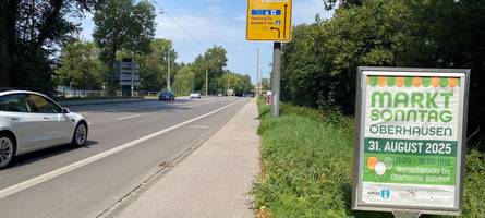 Werbung im Stadtgebiet: Oberhausen trommelt für den Marktsonntag