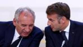Frankreich: Macron will auch bei verlorener Vertrauensfrage Bayrous im Amt bleiben