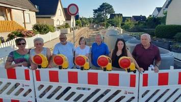 Baustelle schneidet Anwohner seit acht Monaten von Straße ab