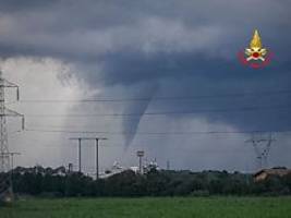 Tornado und Hagel: Unwetter suchen Italien heim