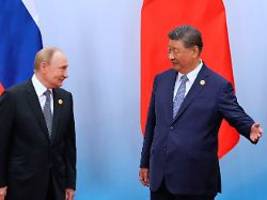 Gipfeltreffen in China: Putin sieht euroatlantische Weltordnung am Ende