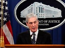 robert mueller schwer erkrankt: ex-trump-ermittler muss nicht im fall epstein aussagen