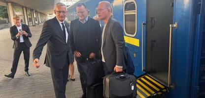 Ukraine: Jens Spahn und Matthias Miersch überraschend zu Solidaritätsbesuch gereist