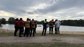 Suche nach vermisstem Schwimmer im See Hinterm Horn geht weiter