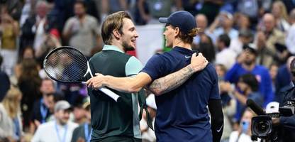 Tennis: Alexander Bublik chancenlos gegen Jannik Sinner bei den US Open