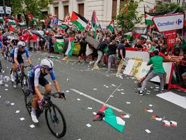 Radsport: Pro-Palästina-Proteste bei der Vuelta: Elfte Etappe ohne Sieger