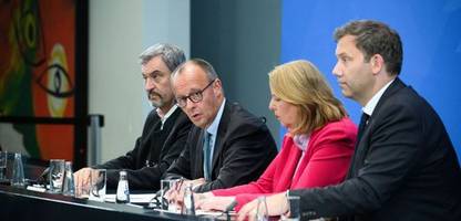 CDU/CSU und SPD: Das sagen Merz, Klingbeil und Dobrindt nach dem Koalitionsausschuss