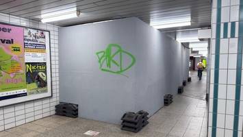 u-bahn-kiosk am schlump seit monaten dicht: stillstand auf baustelle