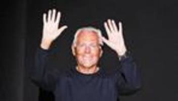 Italien: Modeschöpfer Giorgio Armani ist tot