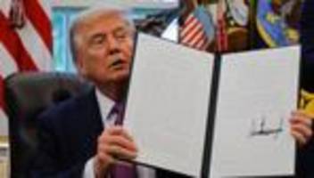 US-Regierung: Trump unterzeichnet Dekret zu Umbenennung von Verteidigungsministerium