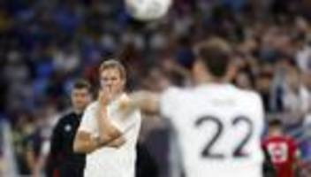 Fußballnationalmannschaft: Es lag nicht am Engagement