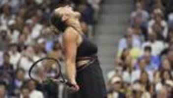 Tennis: Weltranglistenerste Sabalenka steht im Finale der US Open