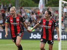 eintracht-frauen treffen fünfmal: zum saisonauftakt kassieren die liga-exotinnen eine abreibung