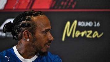 monza-debüt mit ferrari: himmel und hölle für hamilton