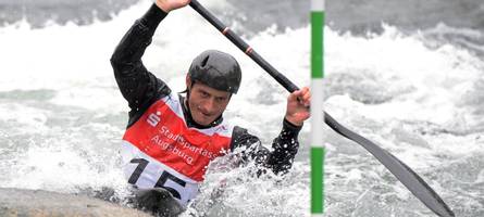Heimvorteil genutzt: Elena Lilik und Noah Hegge paddeln auf dem Eiskanal zu Weltcup-Silber