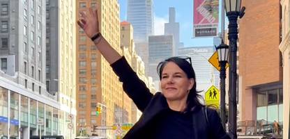 Annalena Baerbock zeigt sich in New York - fast wie »Sex and the City«