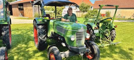 Ein Herz für Traktoren: Johann Schmid sammelt ganz besondere Oldtimer